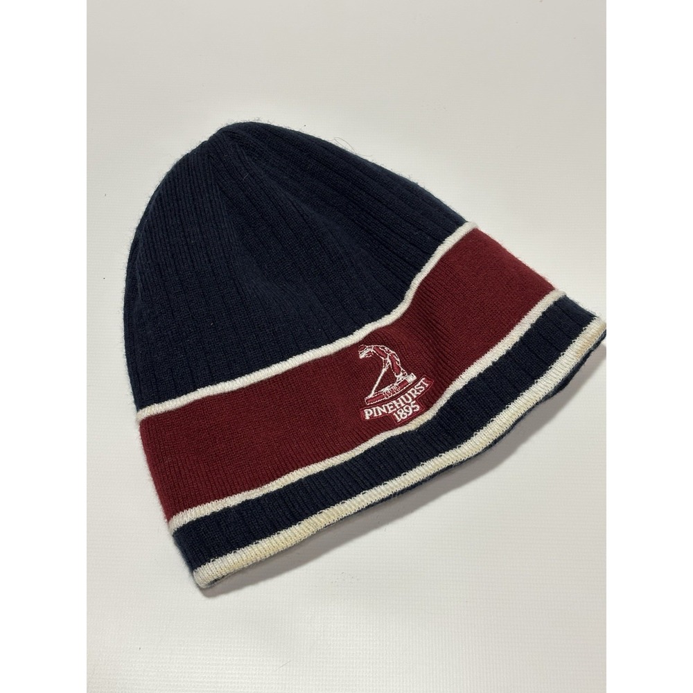 Ahead Headgear Pinehurst Logo Knit Beenie Hat Men's‎ Golf